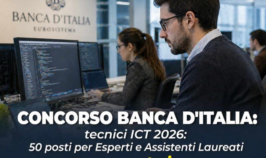 concorso-banca-d’italia-tecnici-ict-2026-da-50-posti:-ecco-i-testi-estratti-durante-le-prove-scritte-di-fabio-d.